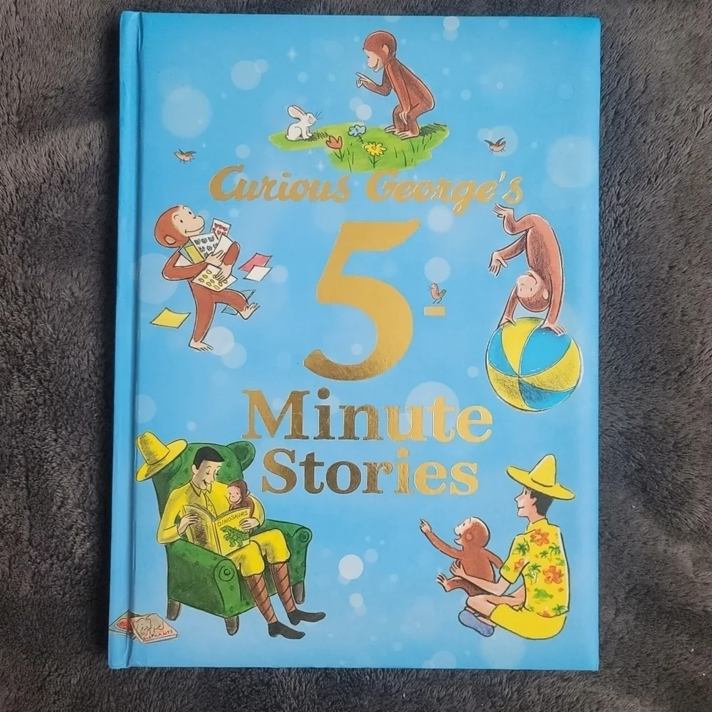 2-Pack 5 Minute Stories PJ Masks‎ Curious George Kids Bedtime Book